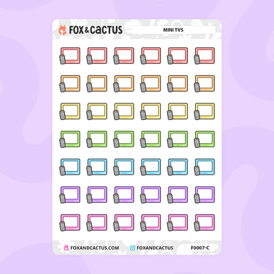 Small TV Stickers