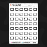 Small TV Stickers