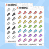 Running Shoe Stickers