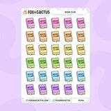 Book Club Stickers