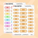 Planner Bandaid Stickers