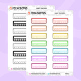 Habit Tracker Stickers