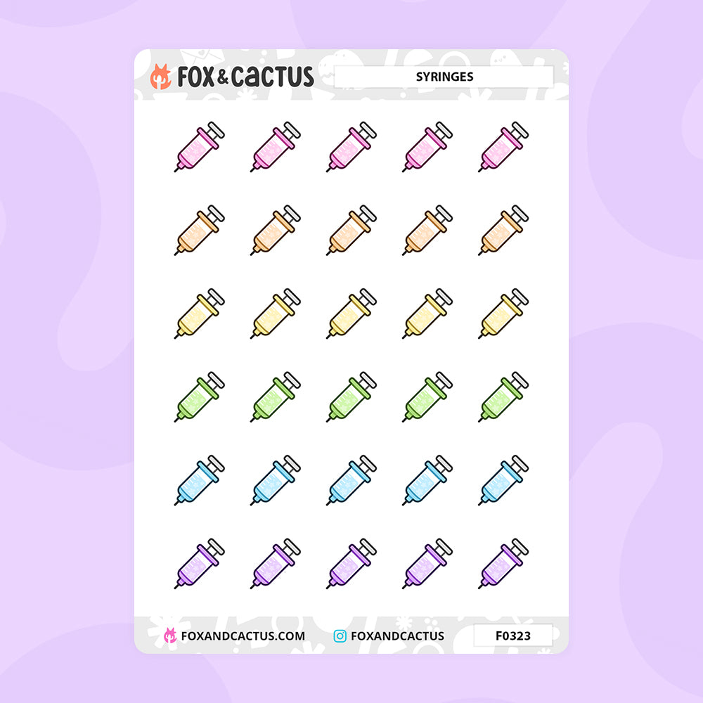 Syringe Stickers