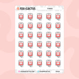 IV Bag Stickers