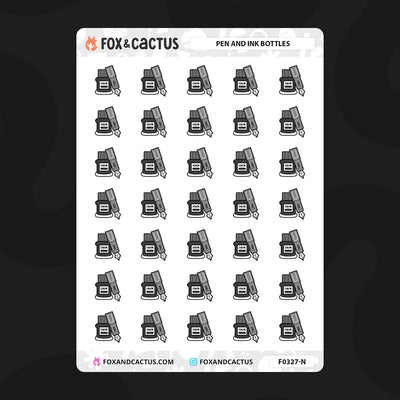 Pen and Ink Planner Stickers