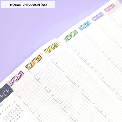 Basic Date Cover (Small) Stickers