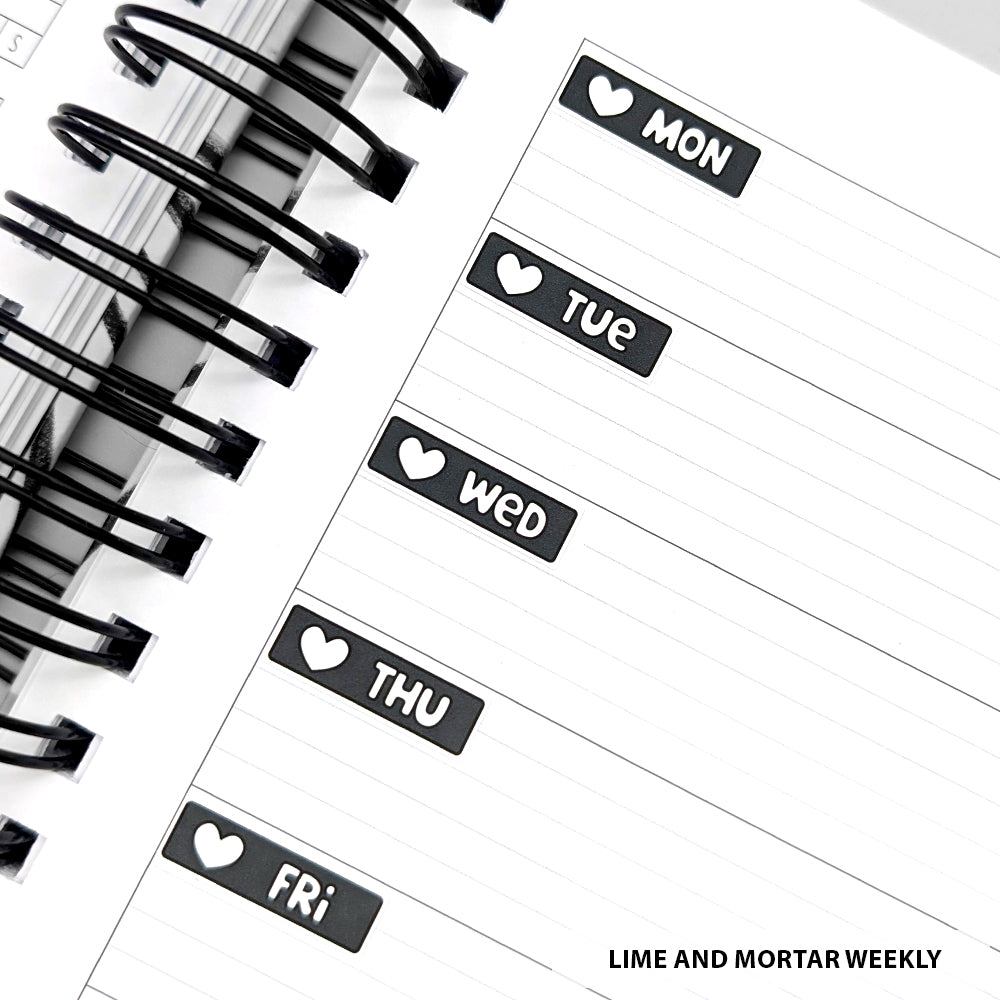 Basic Date Cover (Small) Stickers