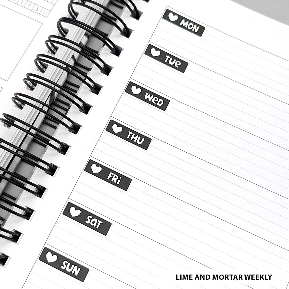 Basic Date Cover (Small) Stickers