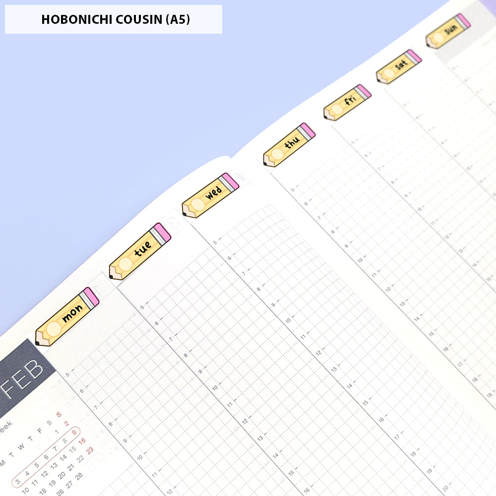 Pencil Date Cover (Small) Stickers