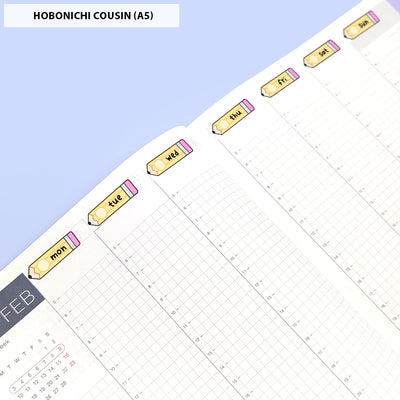 Pencil Date Cover (Small) Stickers