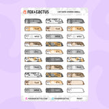 Cat Date Cover (Small) Stickers