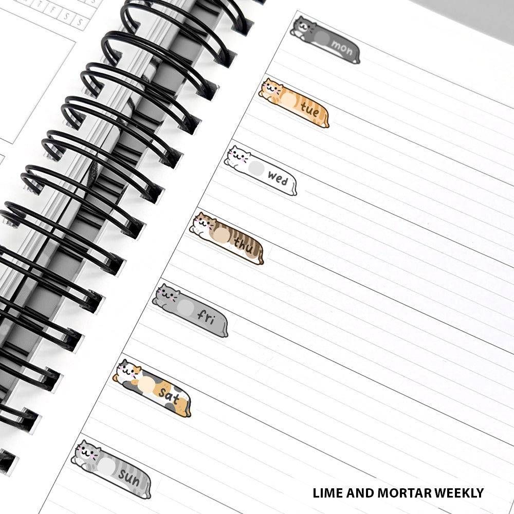 Cat Date Cover (Small) Stickers