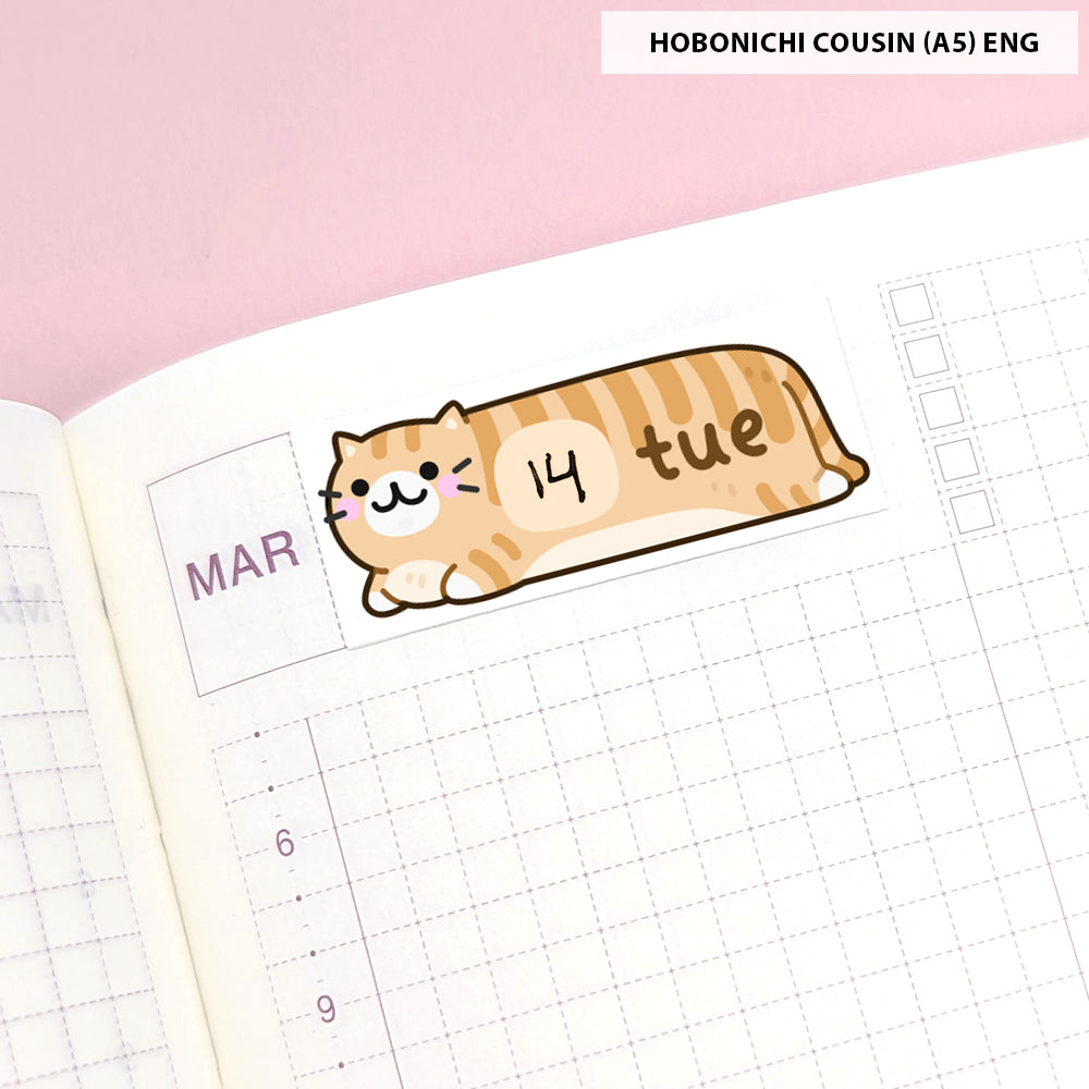 Cat Date Cover (Large) Stickers
