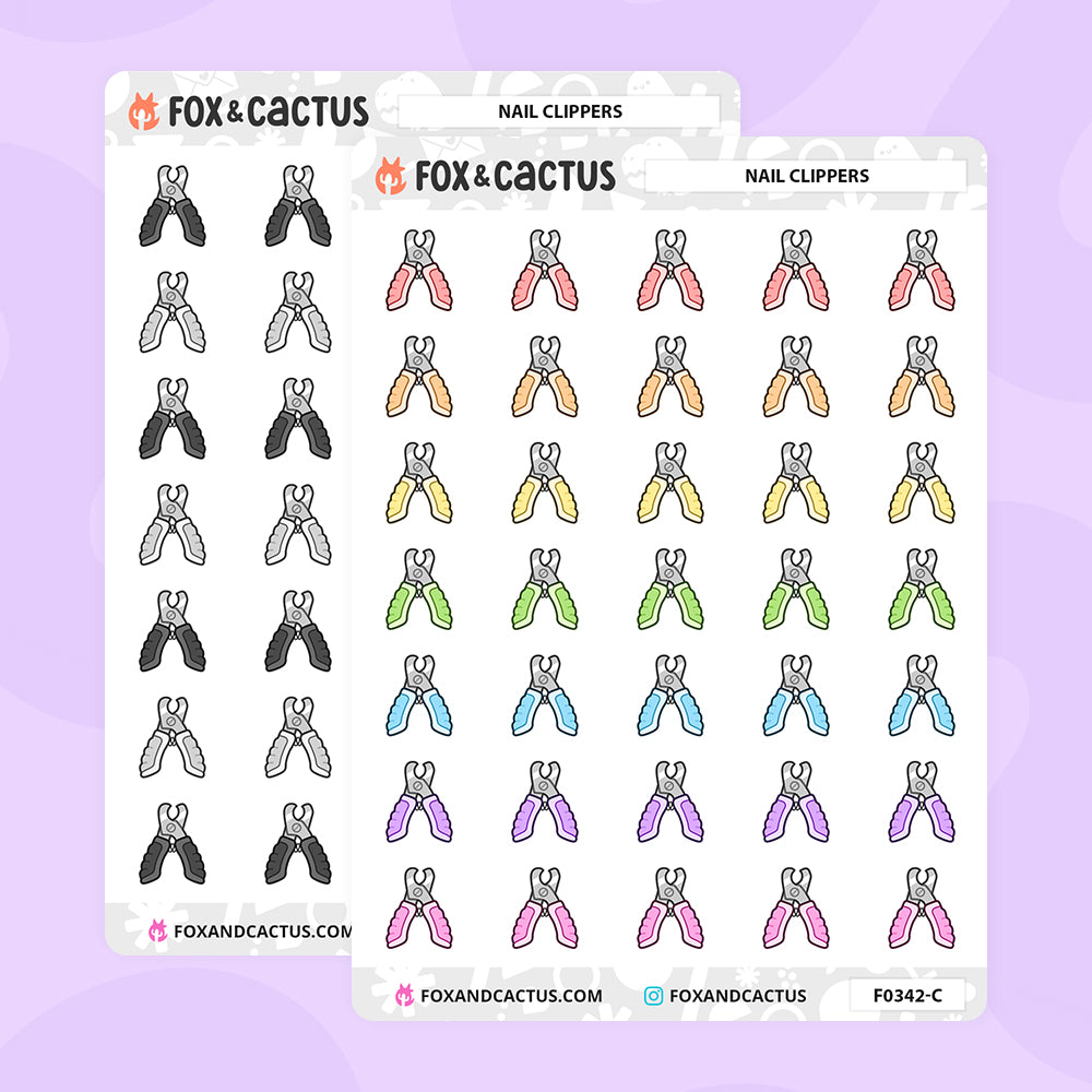 Nail Clipper Stickers