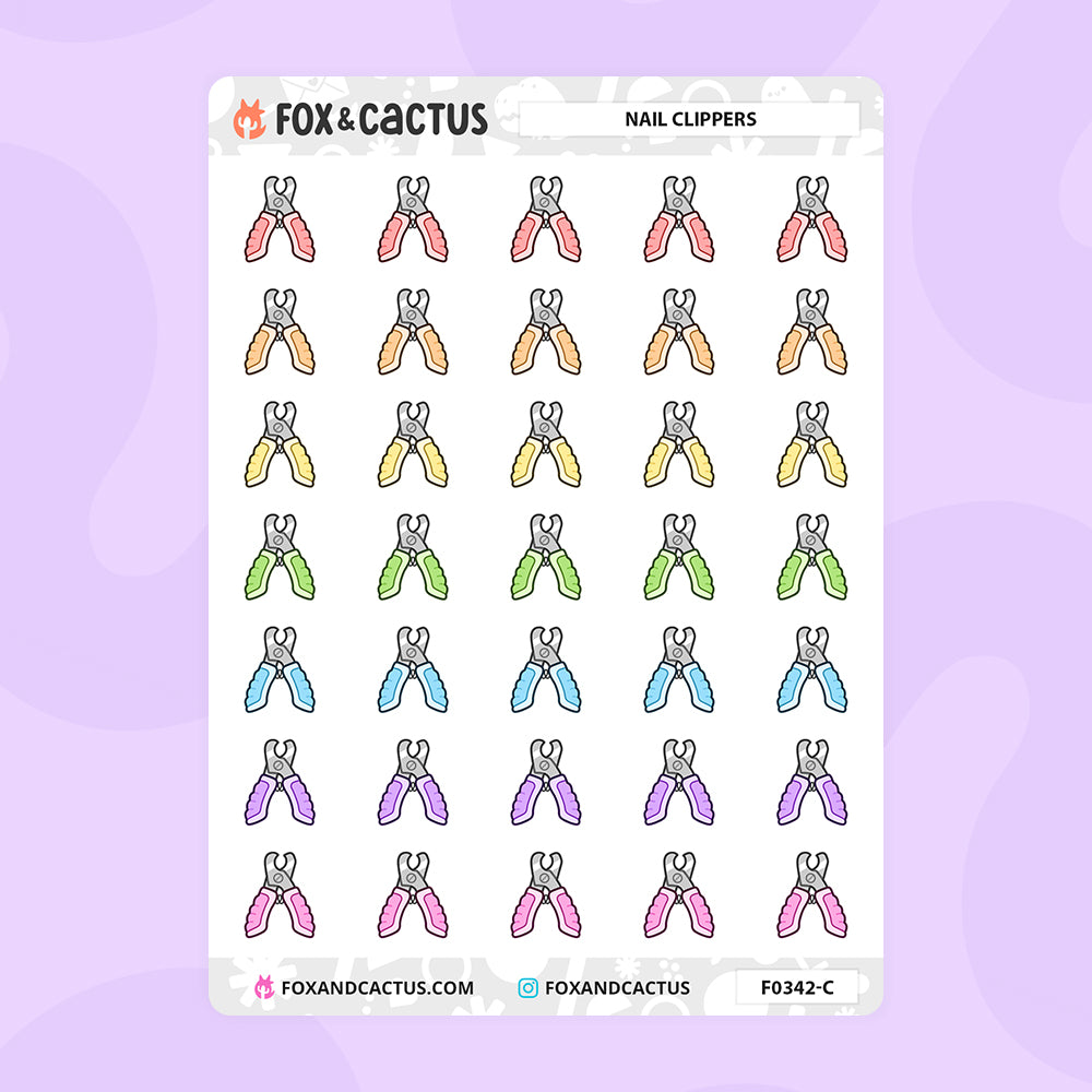 Nail Clipper Stickers