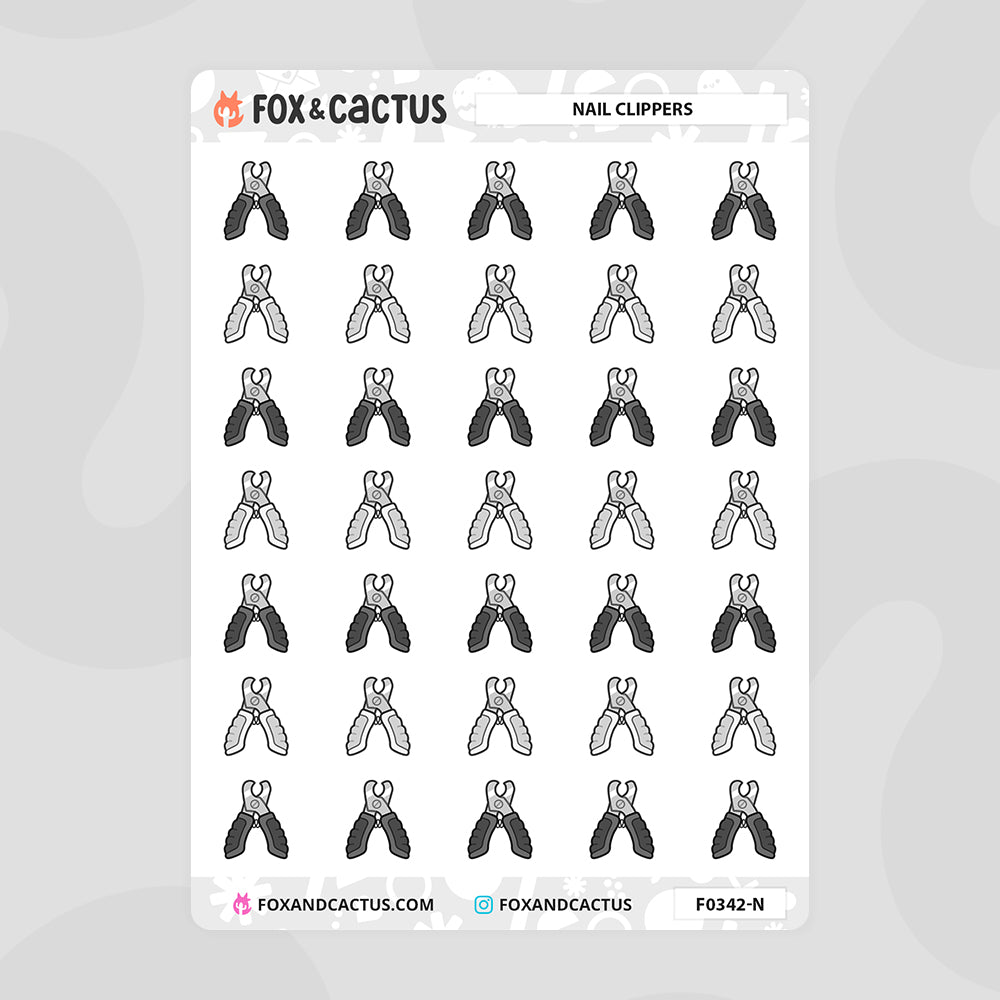 Nail Clipper Stickers