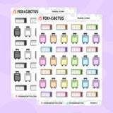 Travel Icon Stickers