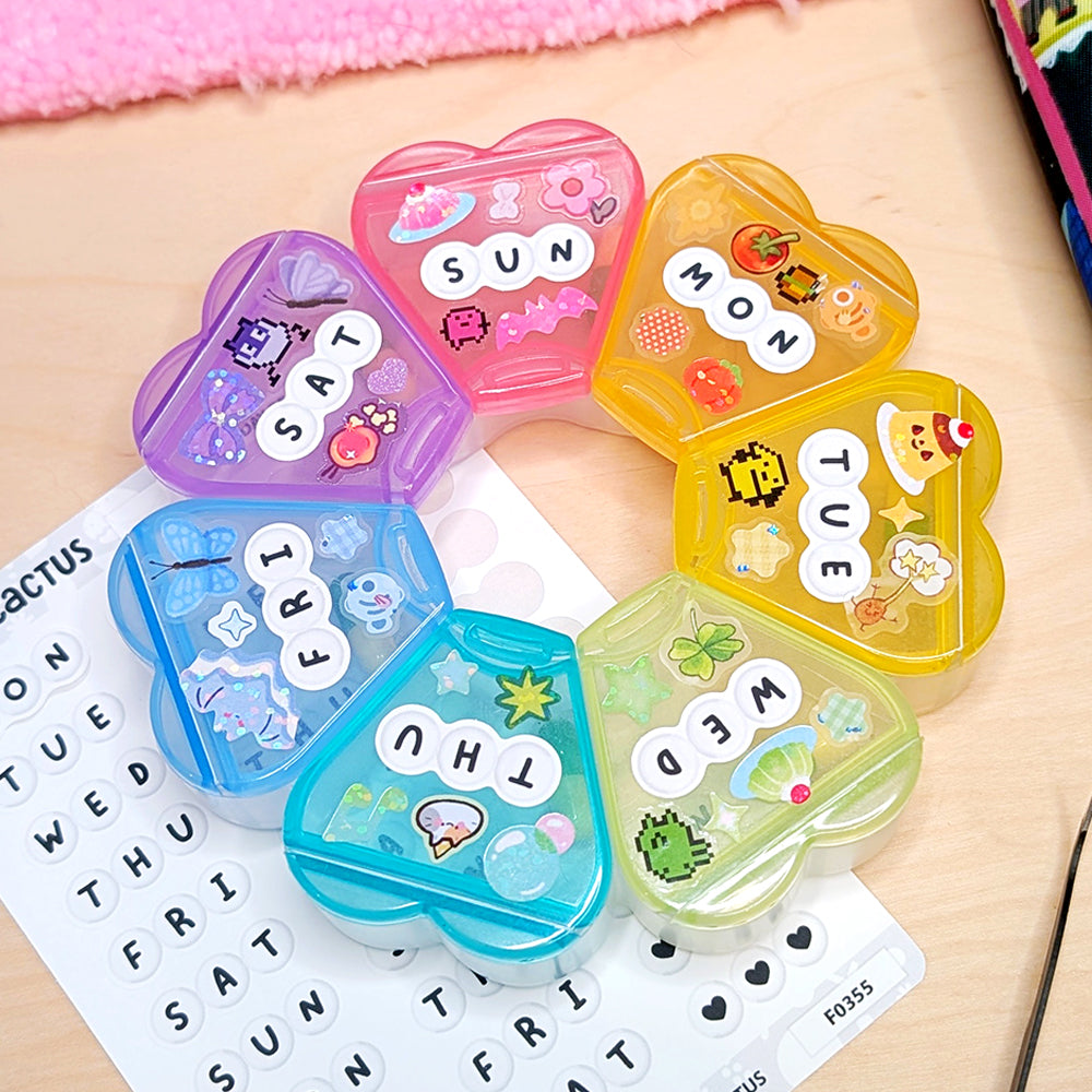 Alphabet Bead Day Stickers