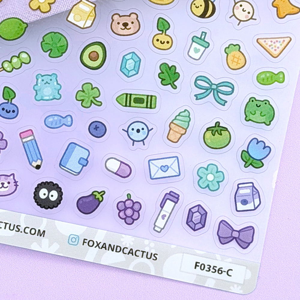 Teeny Tiny Deco (Clear) Stickers