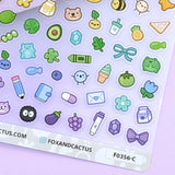 Teeny Tiny Deco (Clear) Stickers
