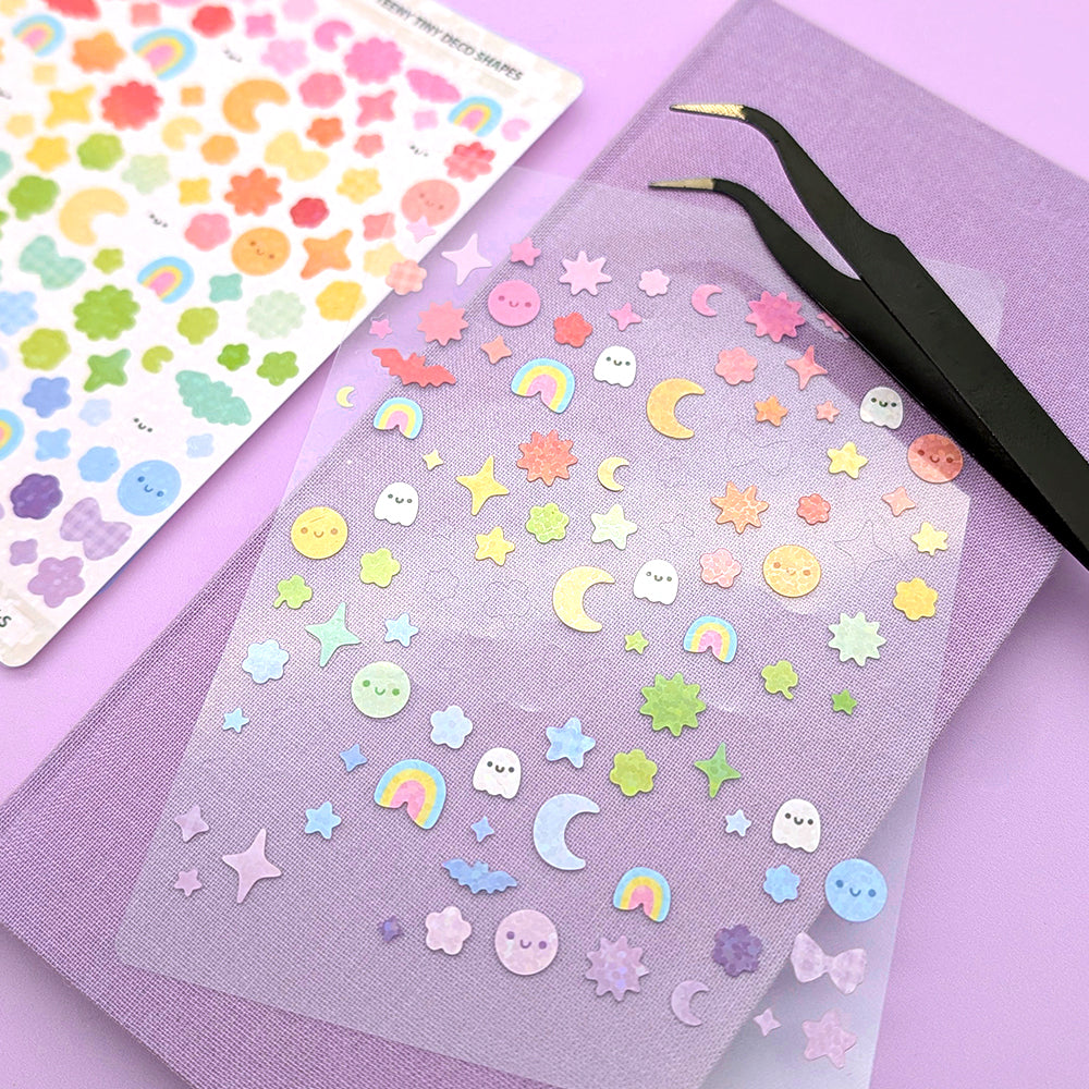 Teeny Tiny Deco Shapes (Sparkle) Stickers