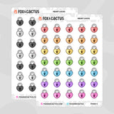 Heart Lock Stickers