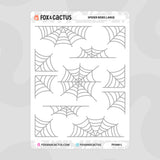 Spider Web Stickers