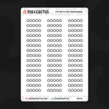 Itty Bitty Five Star Rating Stickers