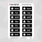 Goth Date Cover (Large) Stickers