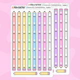 Pencil Date Cover (Weeks) Stickers