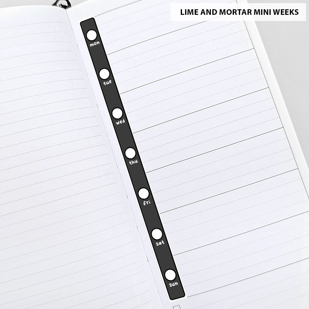 Basic Date Cover (Weeks) Stickers