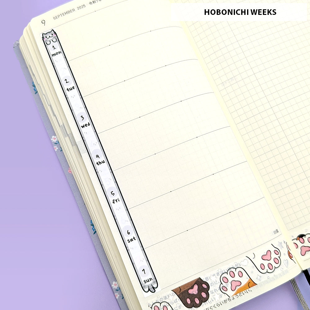 Cat Date Cover (Weeks) Stickers