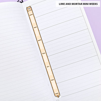 Cat Date Cover (Weeks) Stickers