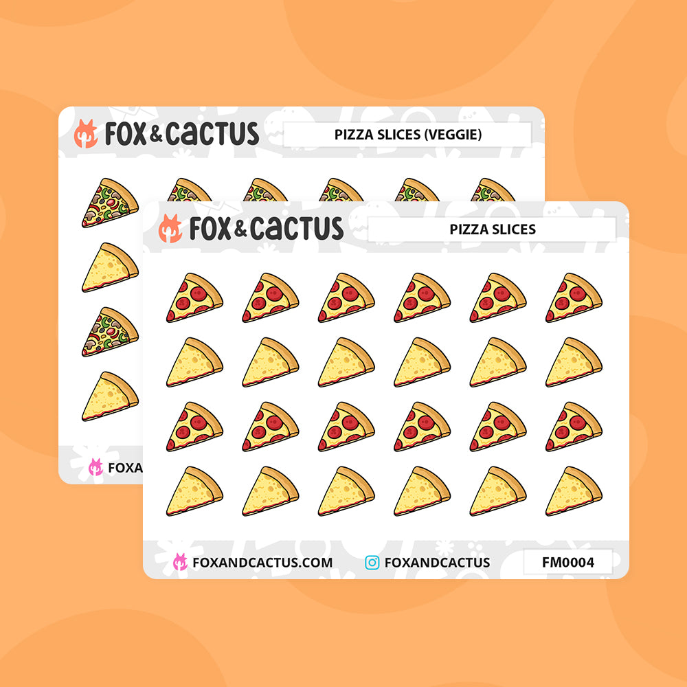 Pizza (Mini Sheet) Stickers