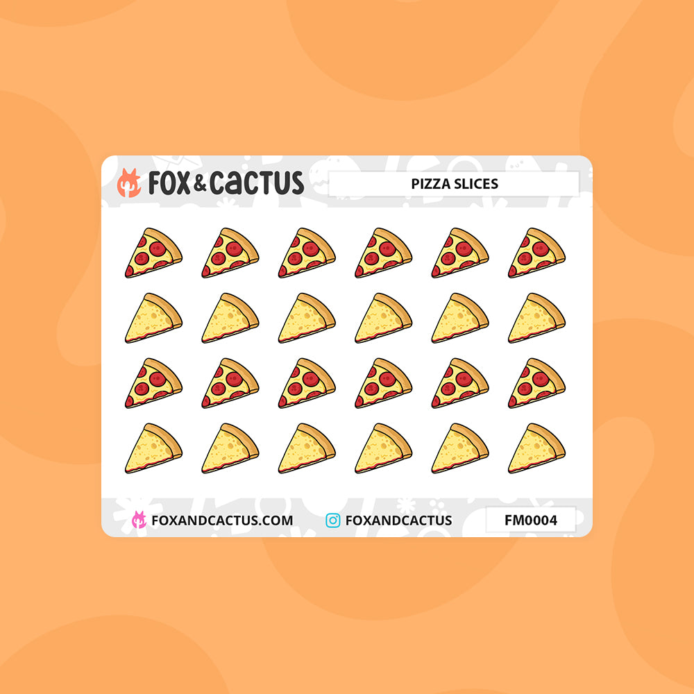 Pizza (Mini Sheet) Stickers