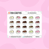 Ice Cream Bowl (Mini Sheet) Stickers