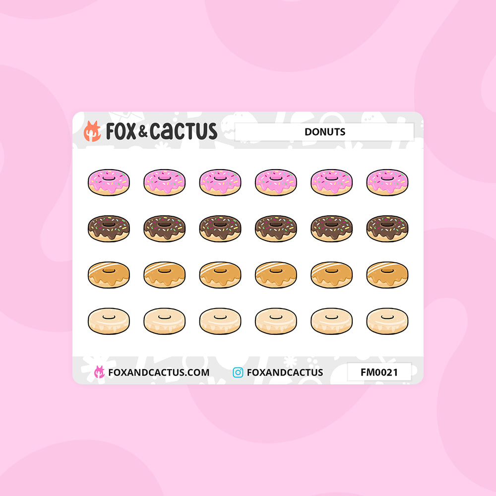 Donut (Mini Sheet) Stickers