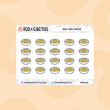 Mac and Cheese (Mini Sheet) Stickers