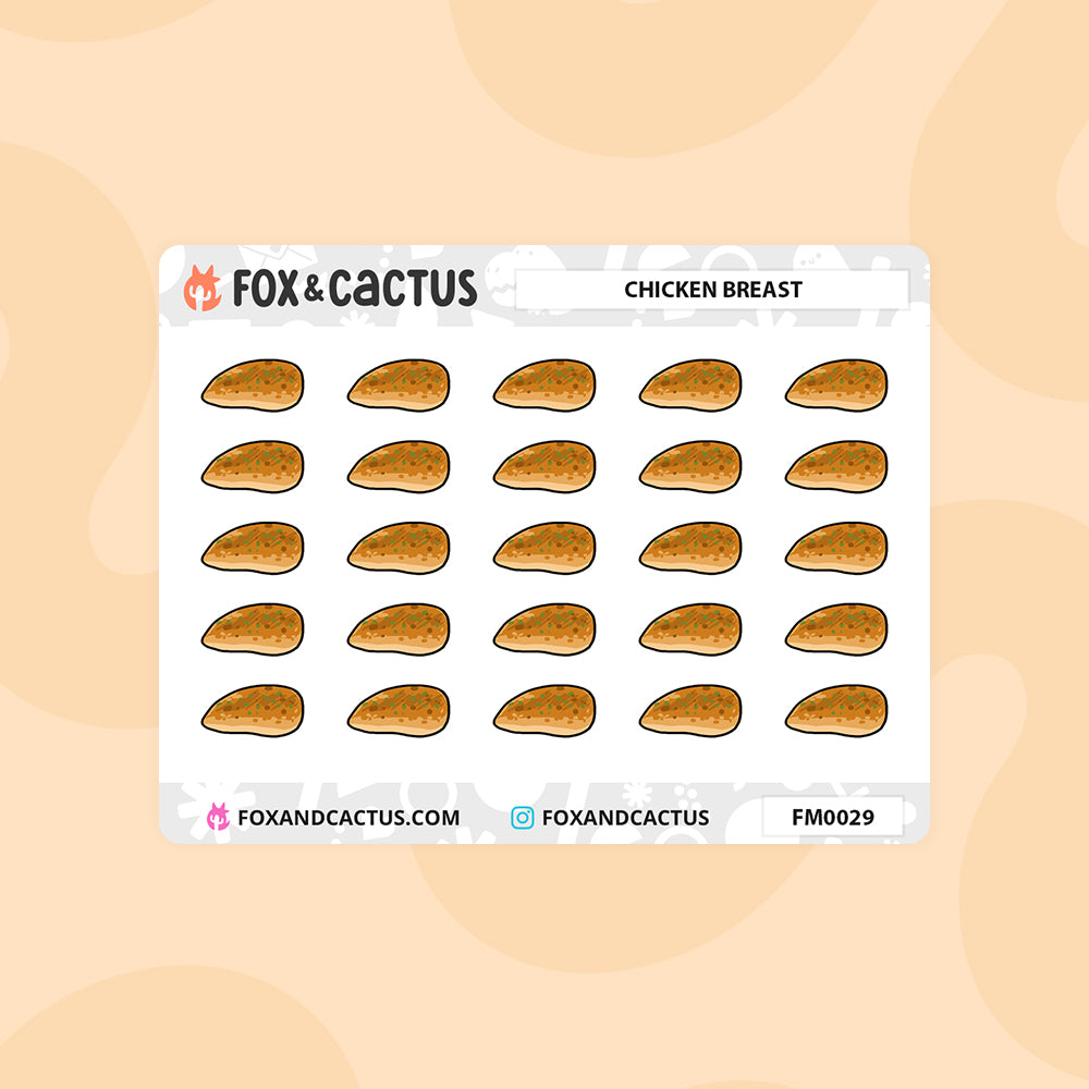 Chicken Breast (Mini Sheet) Stickers