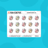 Summer Drink Jug (Mini Sheet) Stickers