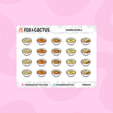 Ramen Bowls (Mini Sheet) Stickers