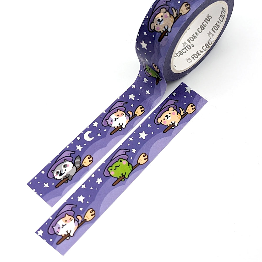 Witchy Animals Washi Tape (Holo Foil)
