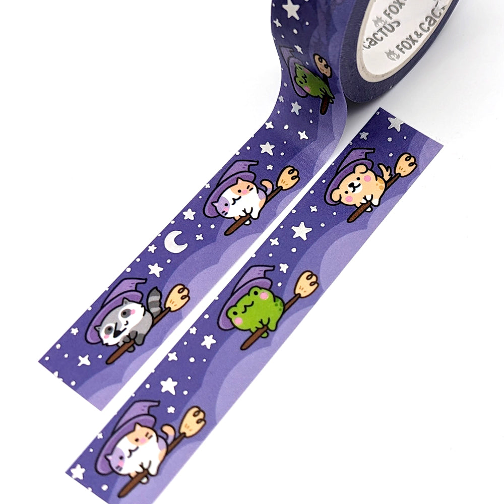 Witchy Animals Washi Tape (Holo Foil)