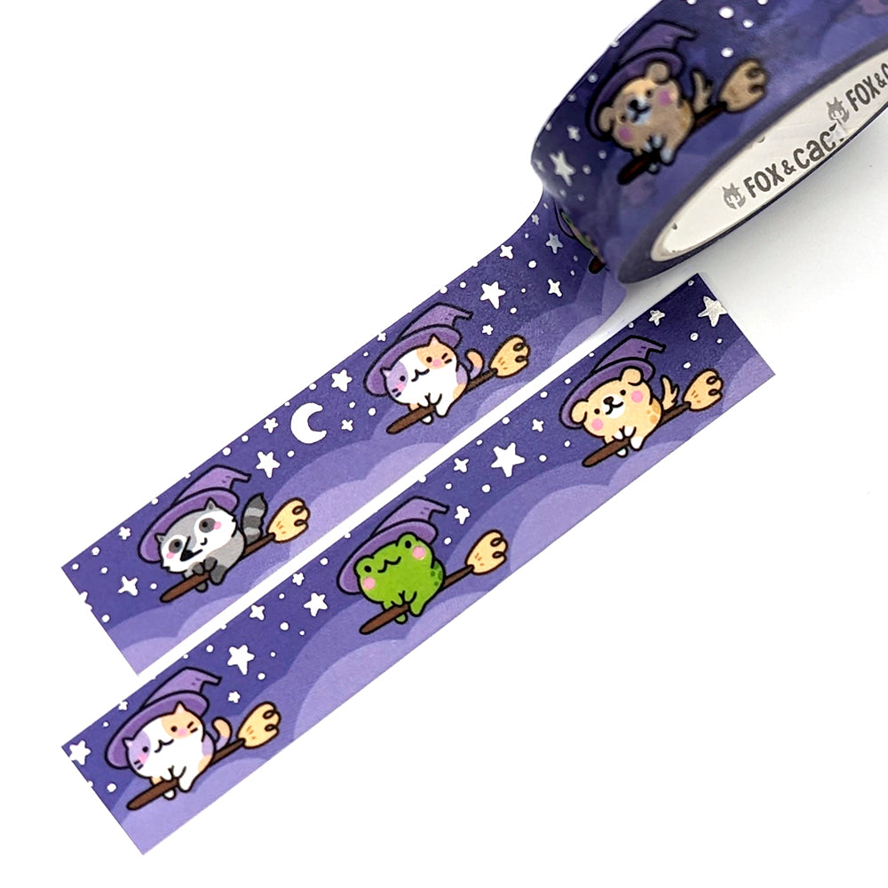 Witchy Animals Washi Tape (Holo Foil)