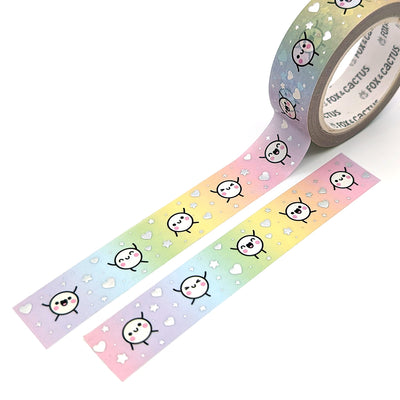 Rainbow Squish Washi Tape (Holo Foil)