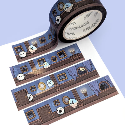 Haunted House Squish Washi Tape