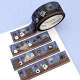 Haunted House Squish Washi Tape