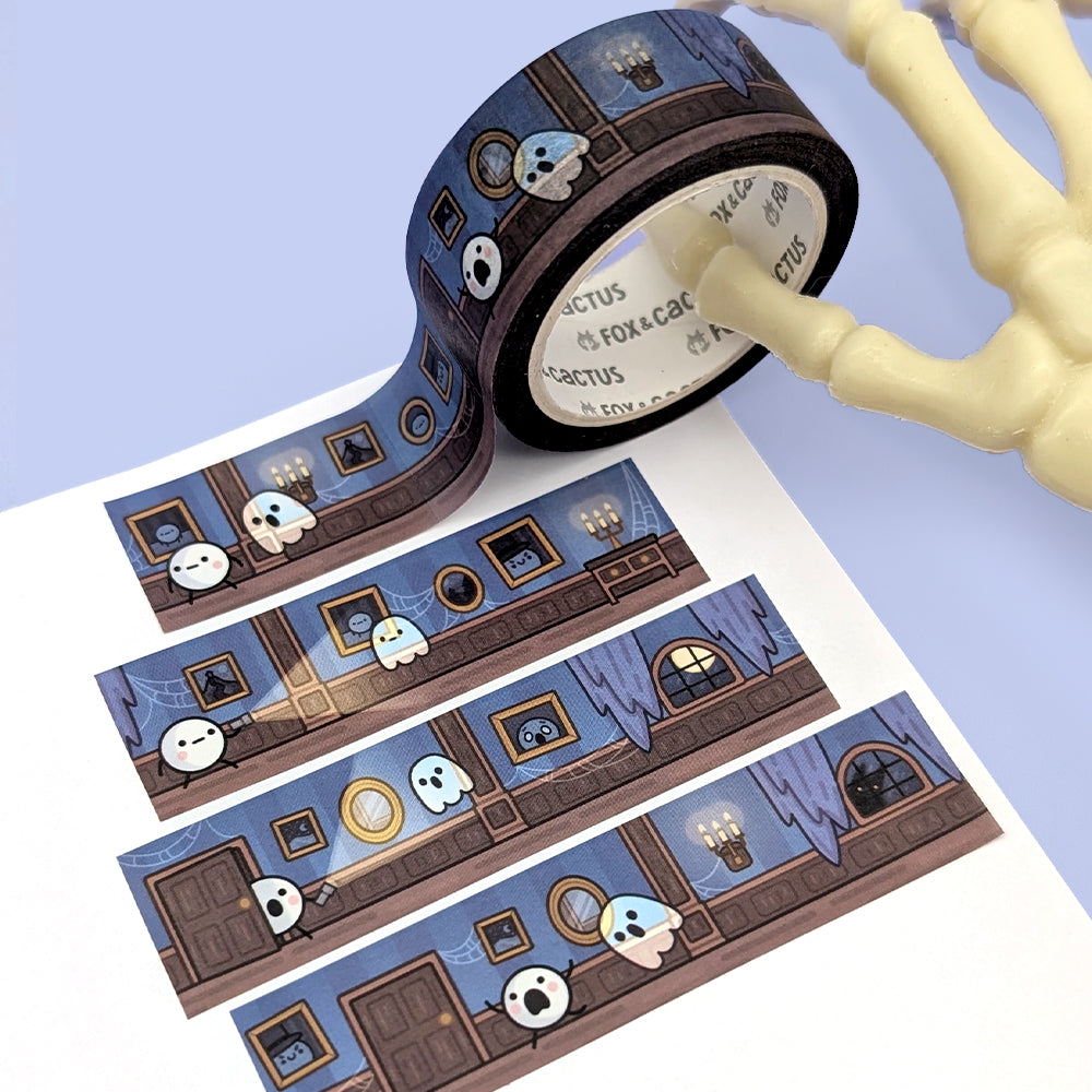 Haunted House Squish Washi Tape