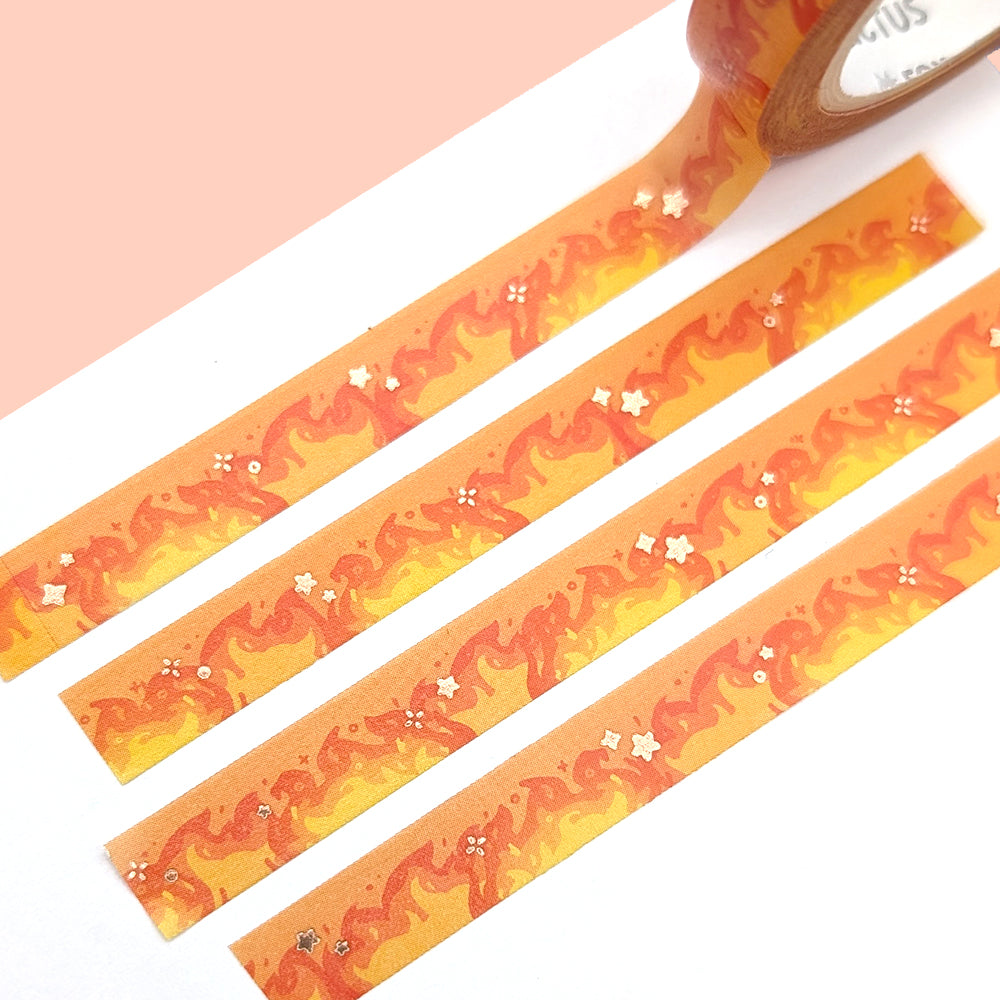 Hot Stuff Washi Tape (Rose Gold Foil)
