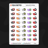 Halloween Working Squish Stickers